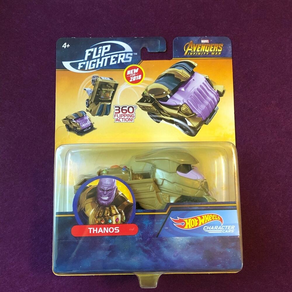 Hot Wheels Marvel Avengers Infinity War Thanos Flip Fighters Truck Toy